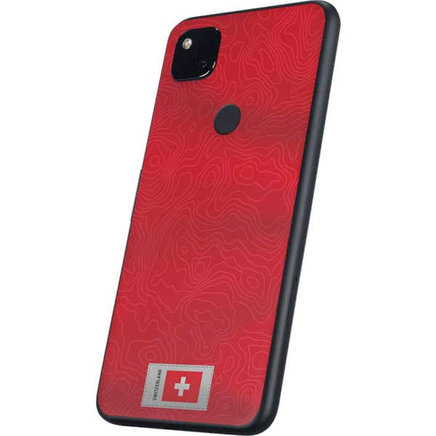 Switzerland Soccer Flag Google Pixel 4a Skin